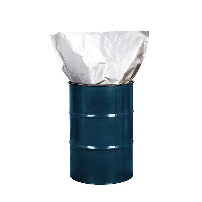 55 Gal [208L] 4 mil 38.75” x 54" H x 23.25” Mylar Foil Drum Liner